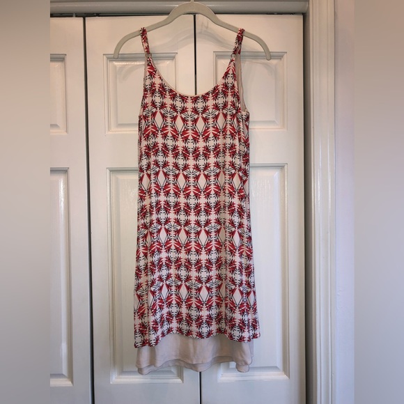 Cabi batik, size small, cream orange & black camisole dress - Picture 2 of 11